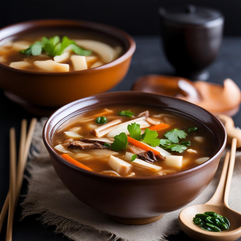 chinese hot and sour soup - a zesty and hearty soup with a balance of flavors and textures. 