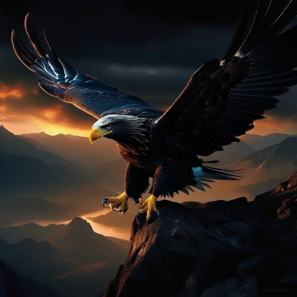 Dark Eagle Wallpaper  ,desktop background wallpaper