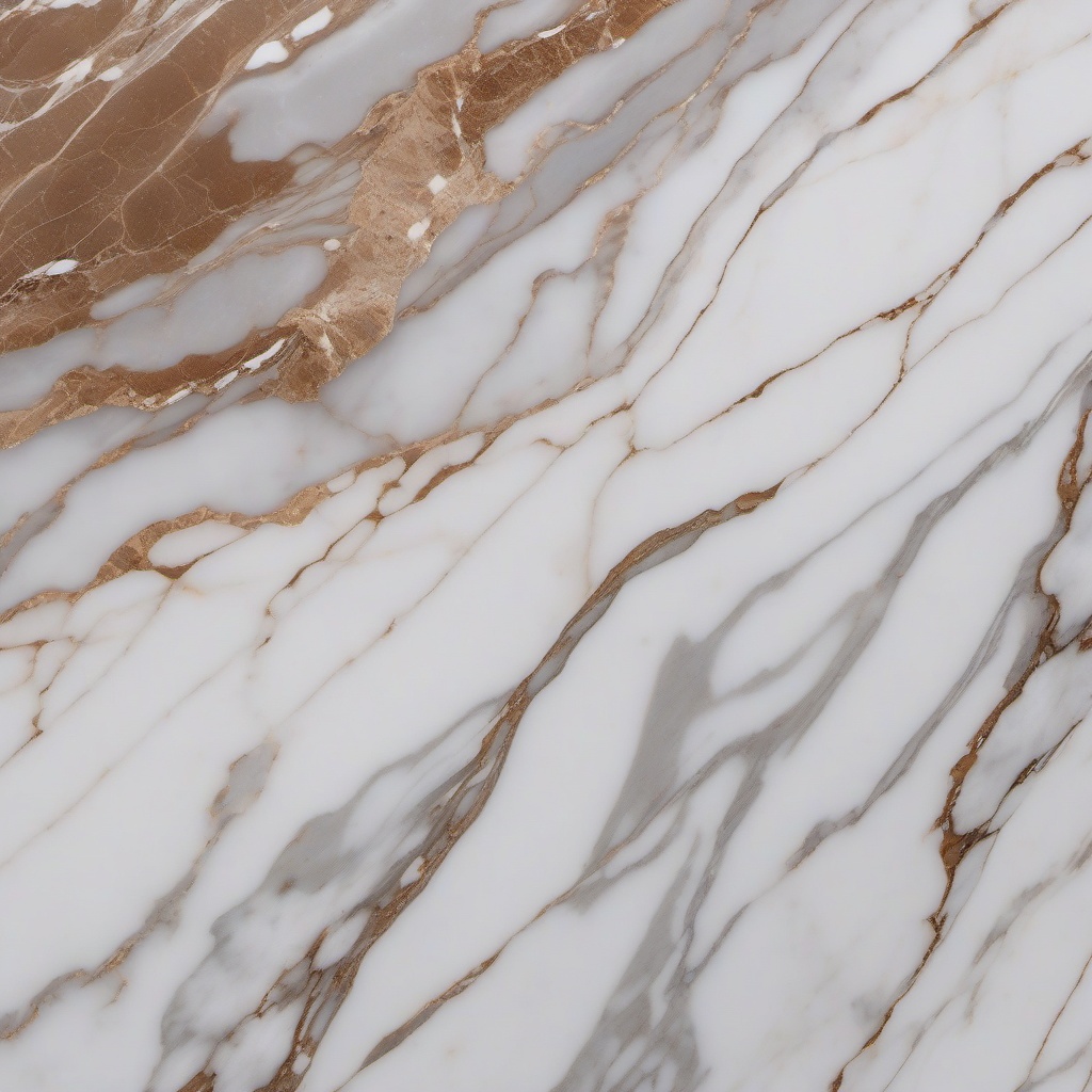 Marble showcasing a light gray surface and dramatic brown veining top view, product photoshoot realistic background, hyper detail, high resolution