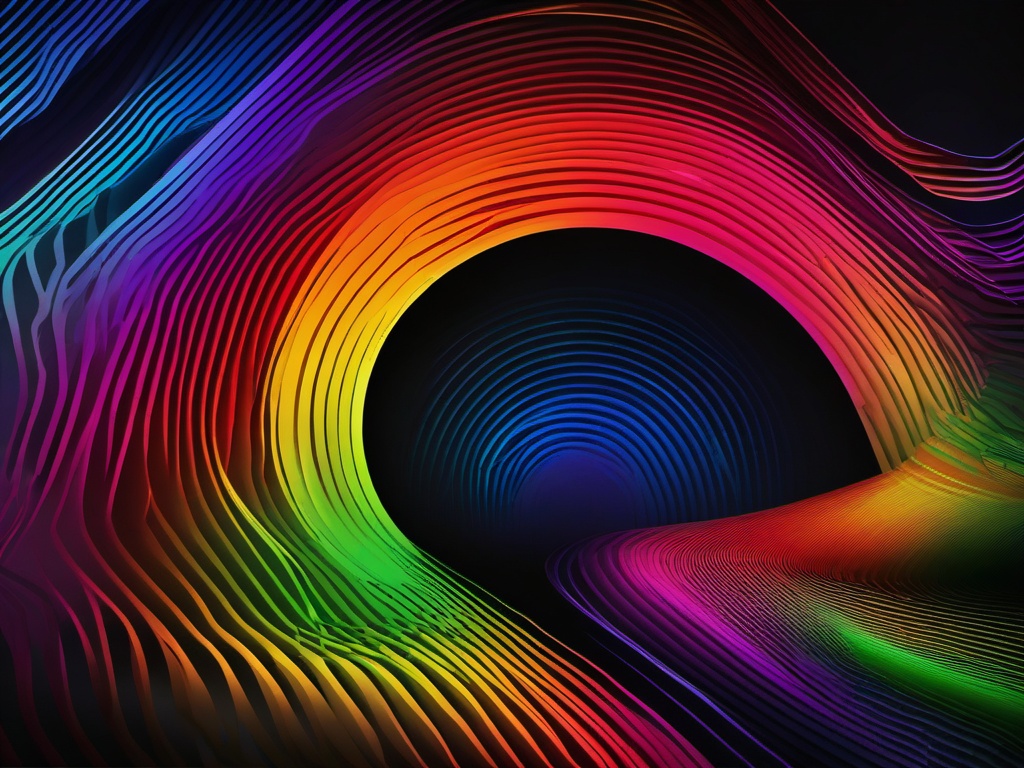 Abstract Rainbow Background  