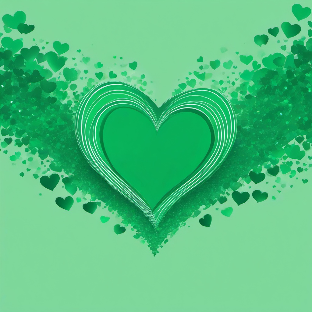 Heart Background Wallpaper - aesthetic heart wallpaper green  