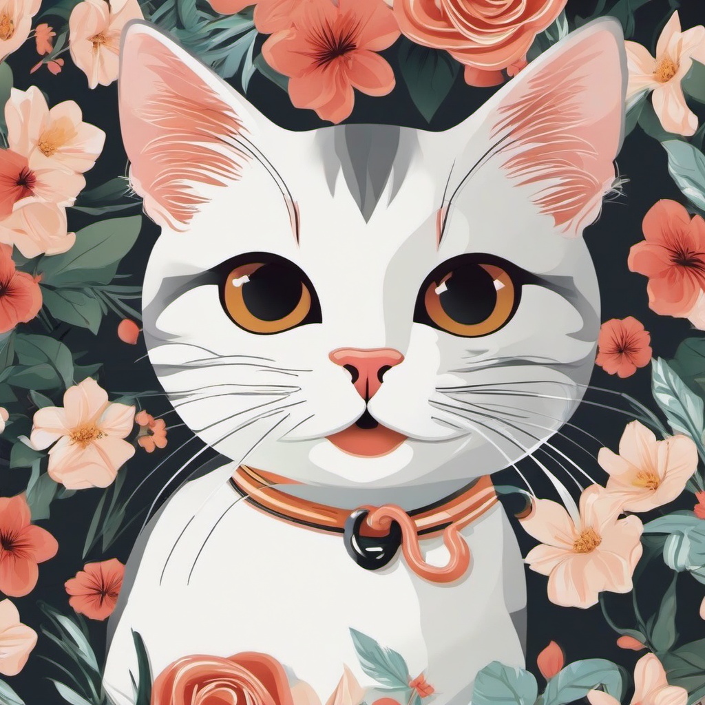 Cat Background Wallpaper - a cat background  