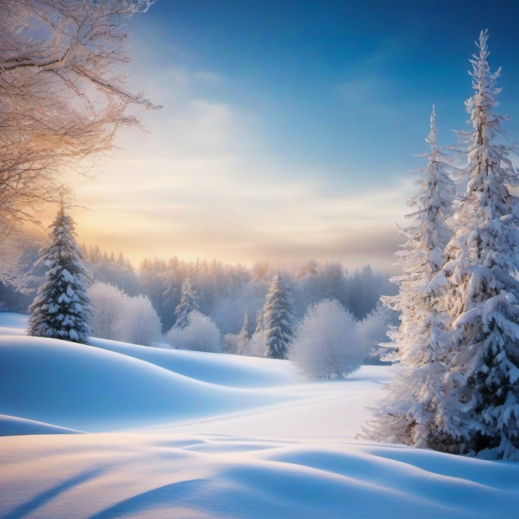 Snow Background Wallpaper - photo backdrop winter  