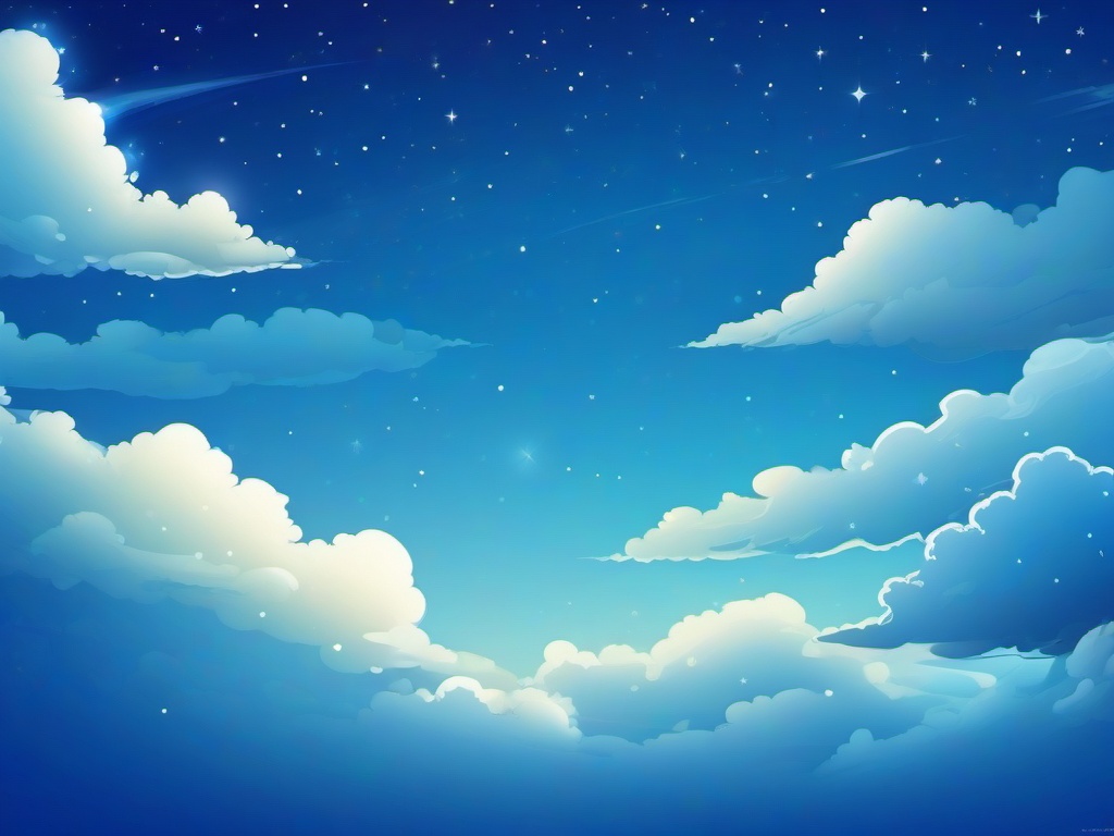 Blue Sky Stars Background  ,desktop background wallpaper