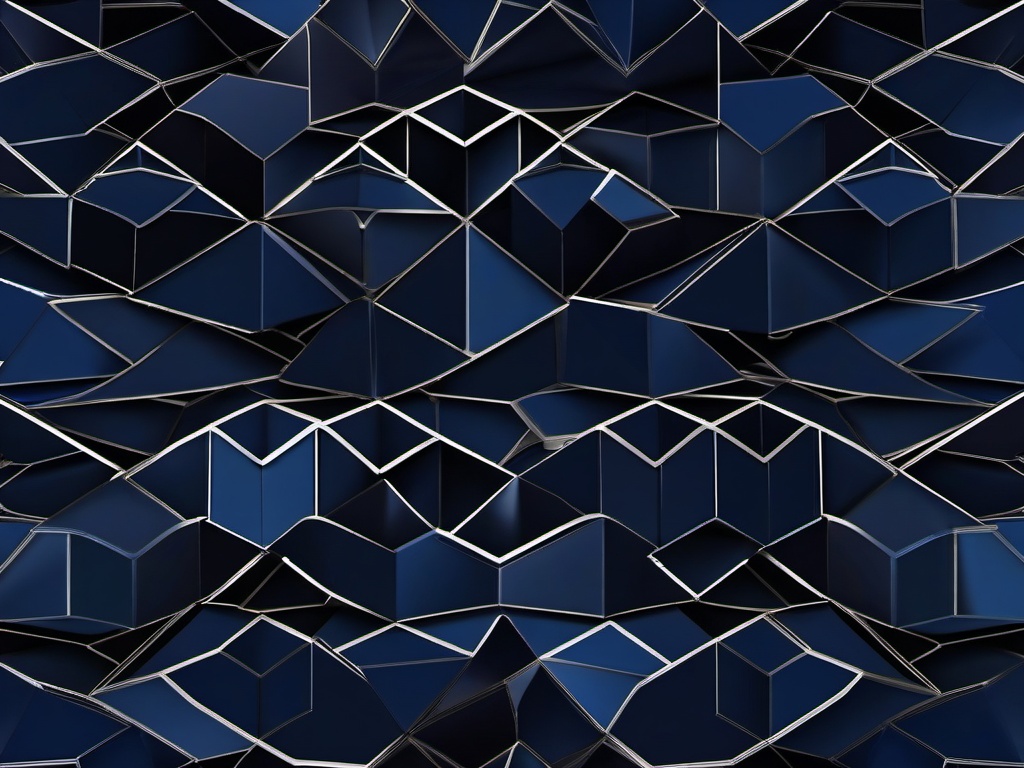 Dark Blue Geometric Wallpaper  ,desktop background wallpaper