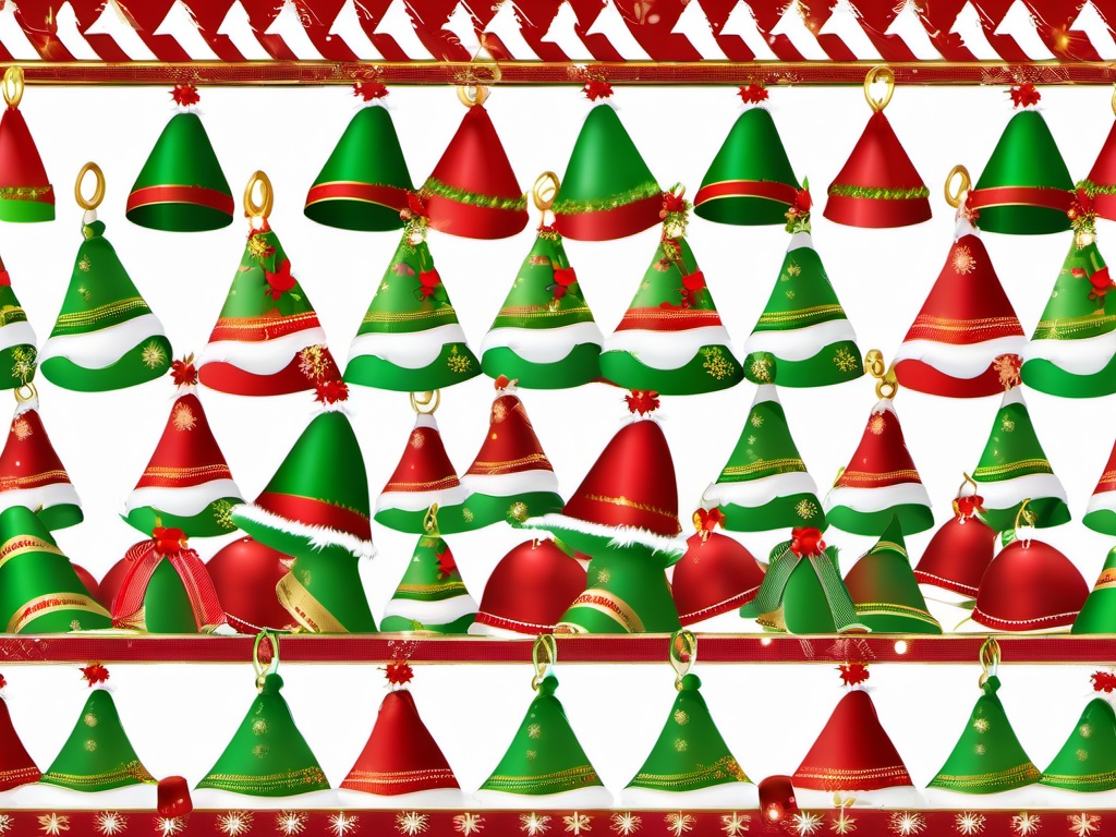 Christmas Hat PNG clipart - elf hat with bells  