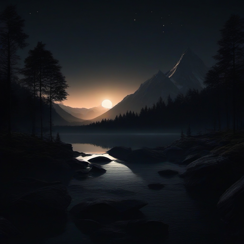 Peaceful Dark Wallpaper  ,desktop background wallpaper