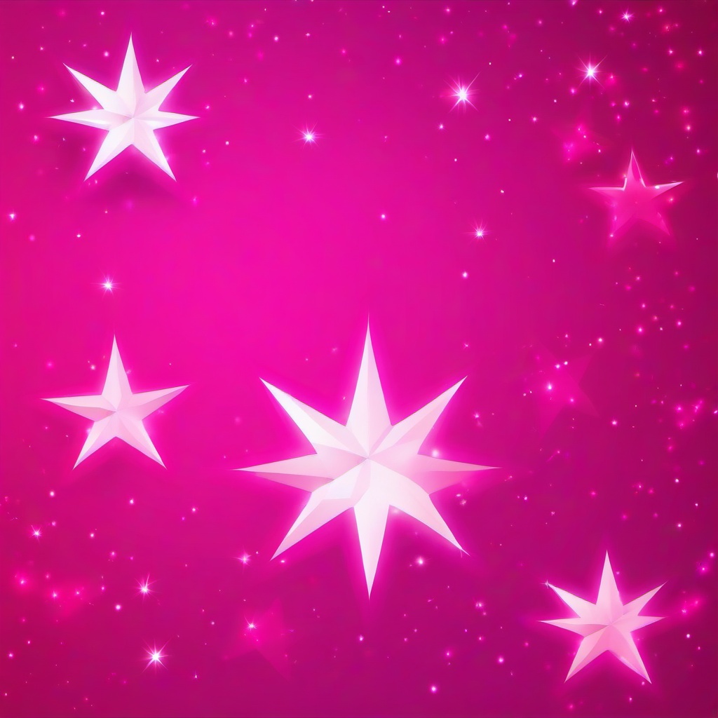 pink star background  