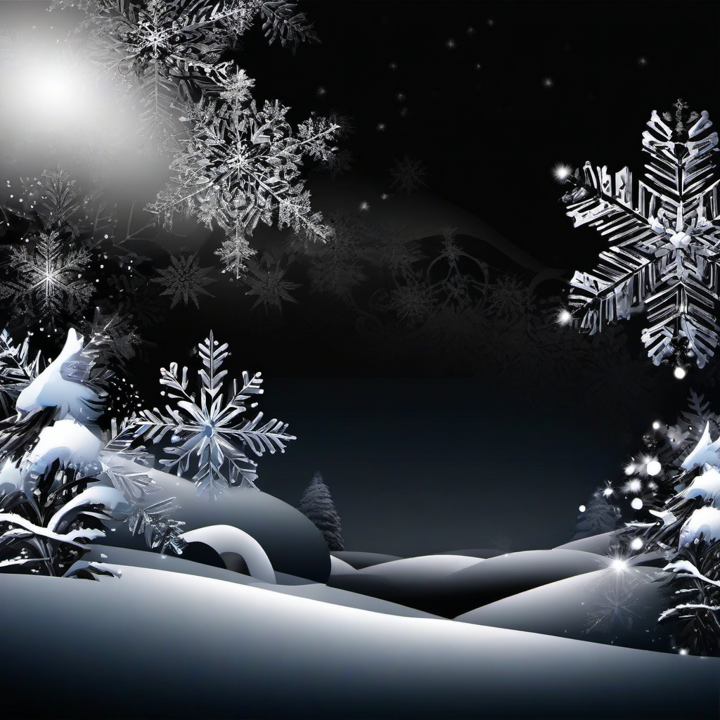 Winter background wallpaper - black winter background  