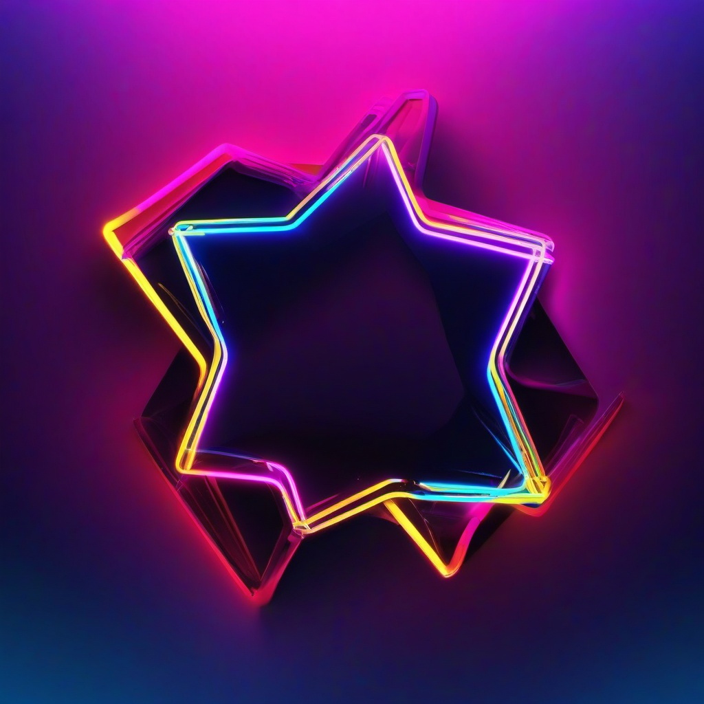 Neon Background Wallpaper - neon star wallpaper  