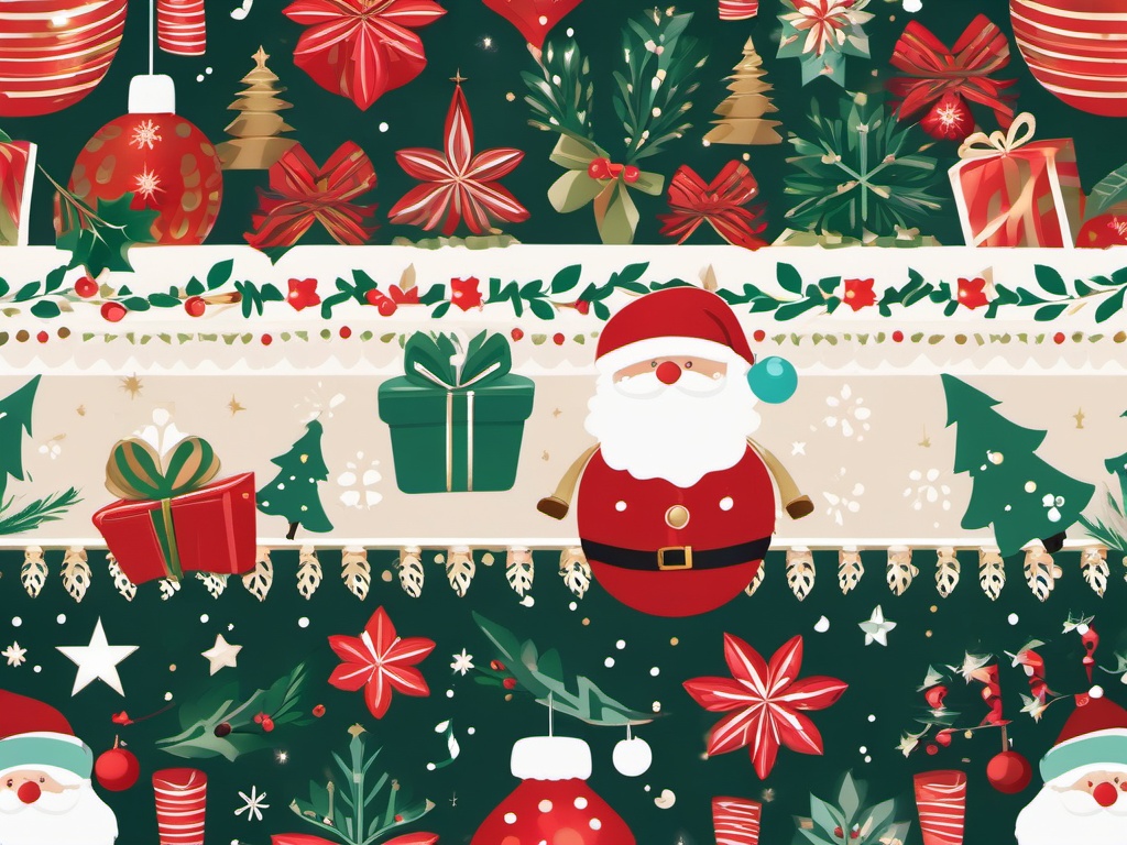 Christmas Aesthetic Wallpaper - Immerse yourself in the festive spirit with an aesthetic Christmas wallpaper that captures the charm of holiday decorations.  intricate patterns, splash art, wallpaper art