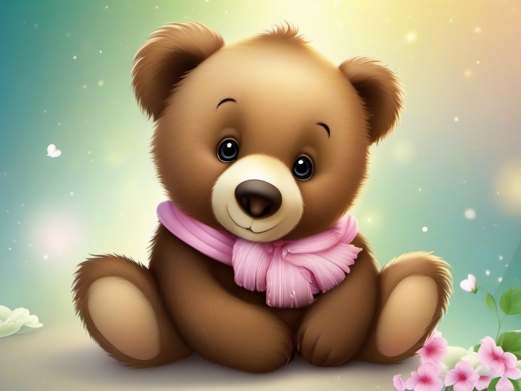 wallpaper bear cute  ,desktop background wallpaper