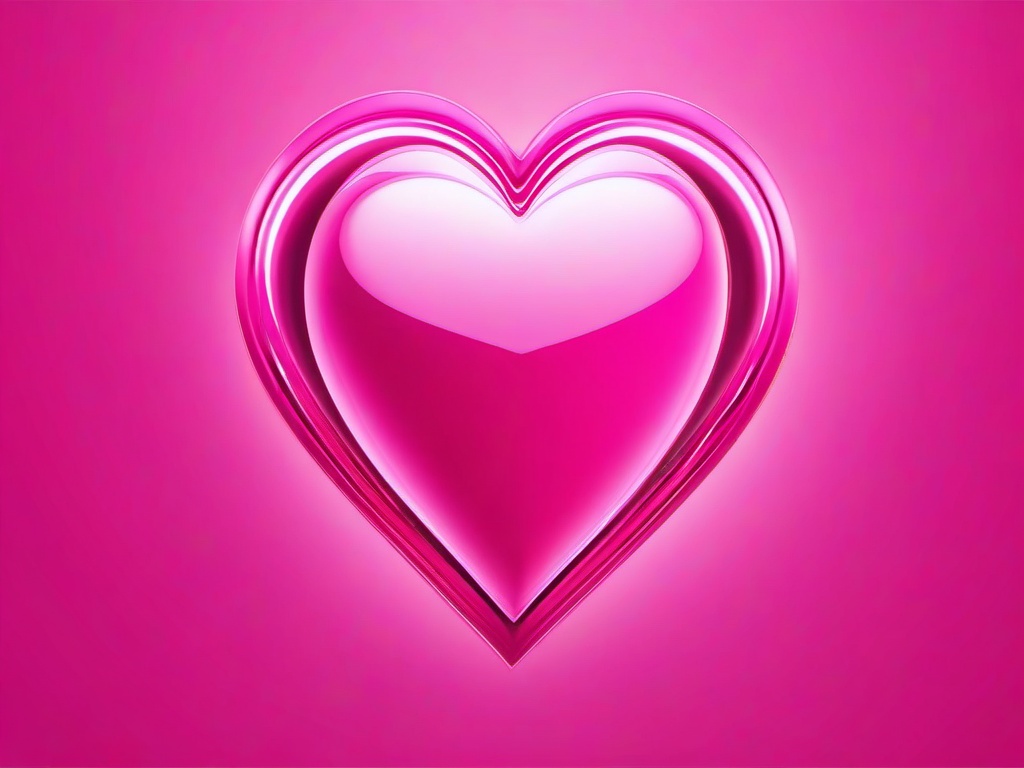 Pink Background Heart-Light pink with a single, bold heart in the center  background wallpaper