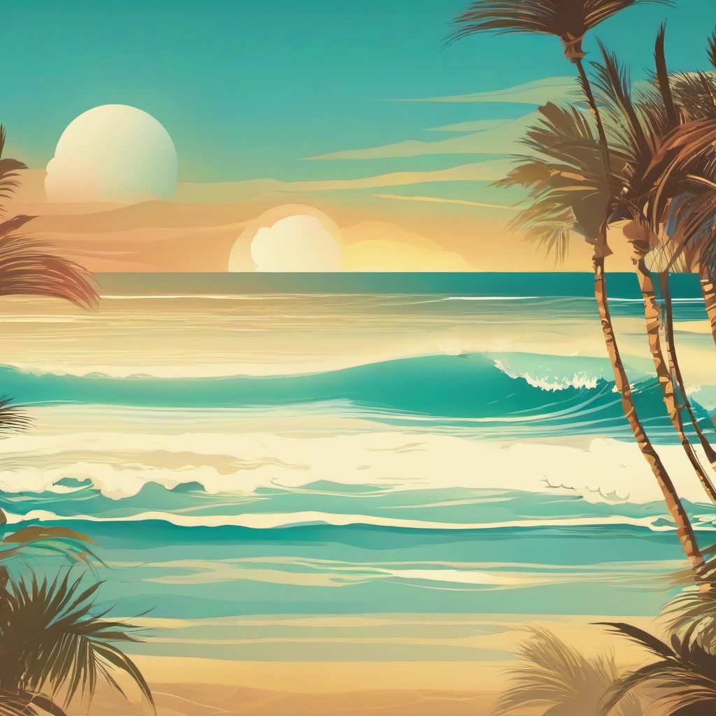 Beach background - beach surf background  