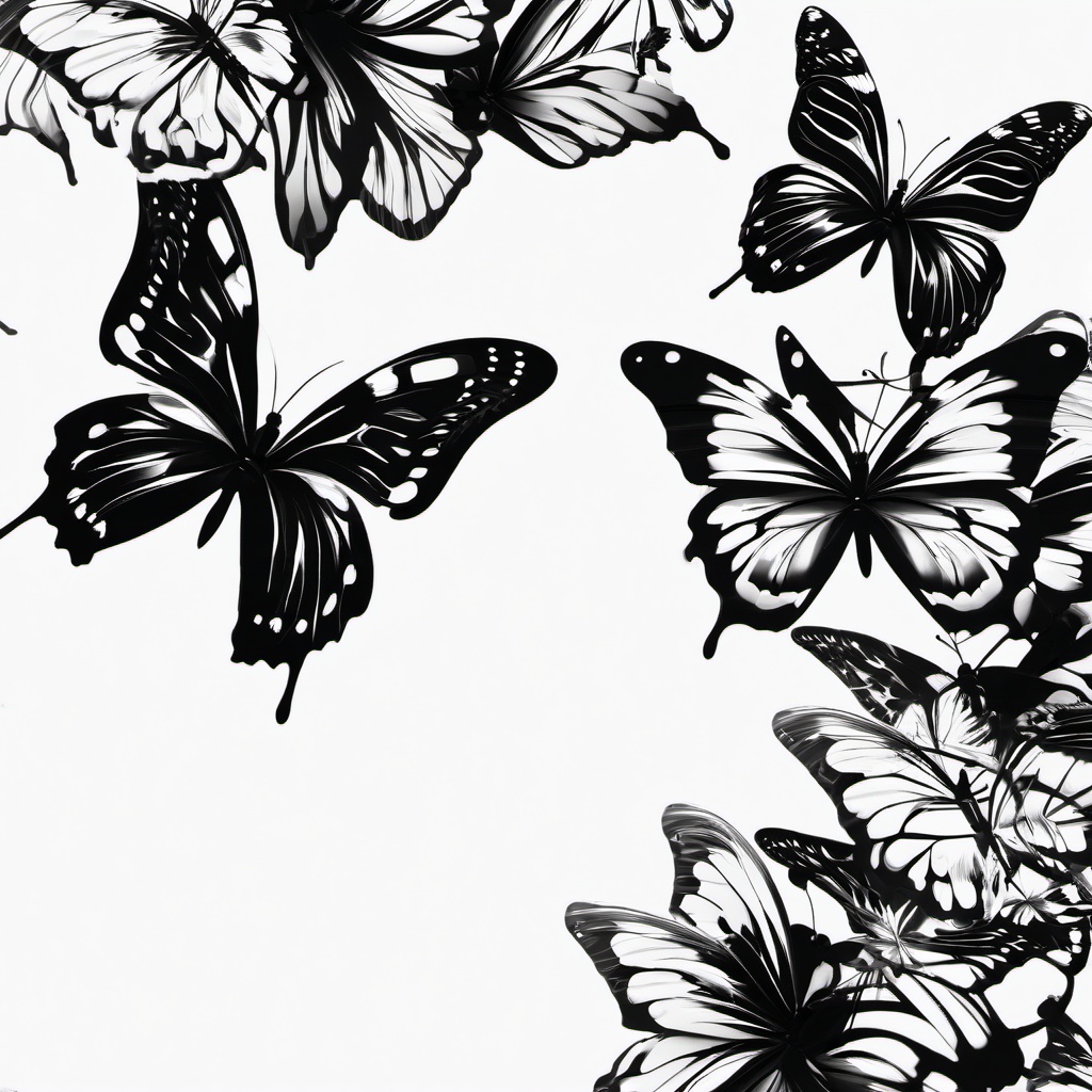 Butterfly Background Wallpaper - butterfly background black and white  