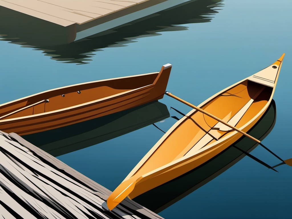 Rowing Oars clipart - A pair of wooden rowing oars., ,vector color clipart,minimal