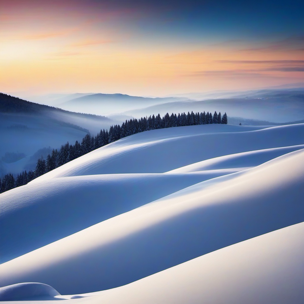 Snow Background Wallpaper - snowy hill background  