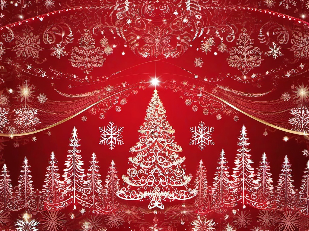 Red Christmas Wallpaper  