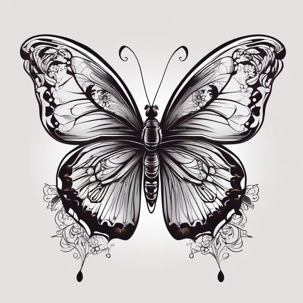 free butterfly tattoo  