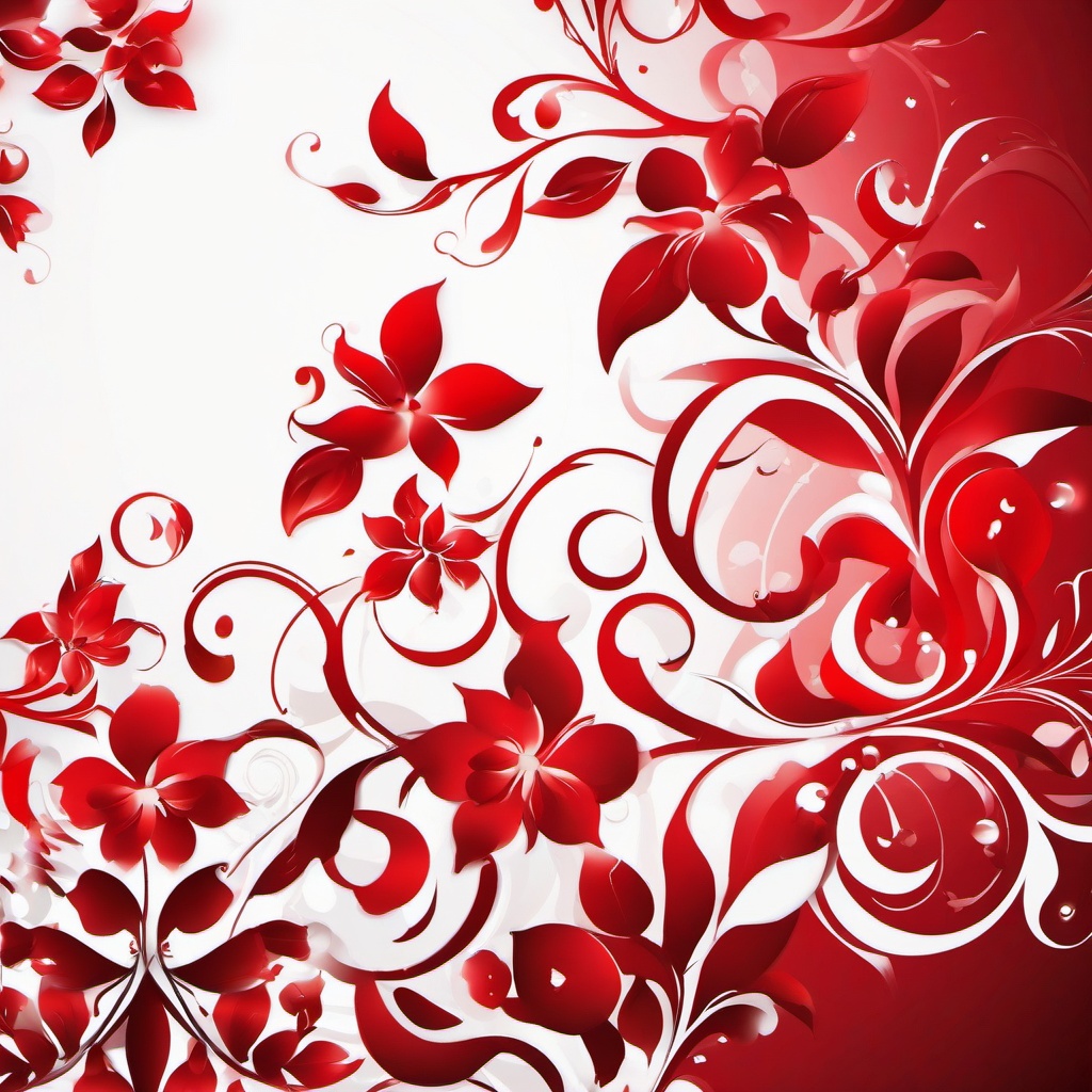 Red Background Wallpaper - red with white background  