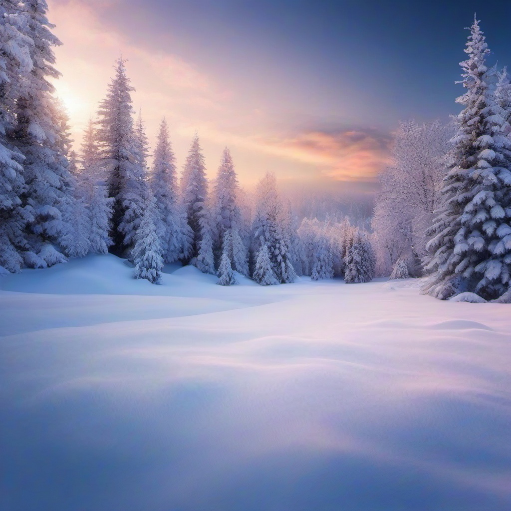 Winter background wallpaper - snowy zoom backgrounds  