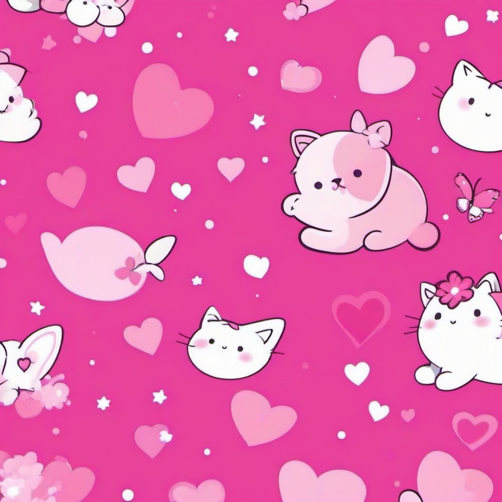 cute pink wallpaper  