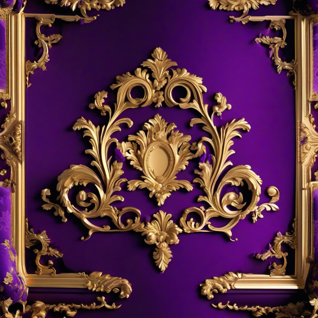 Purple Wallpapers - Regal Purple Patterns at Versailles Palace wallpaper splash art, vibrant colors, intricate patterns