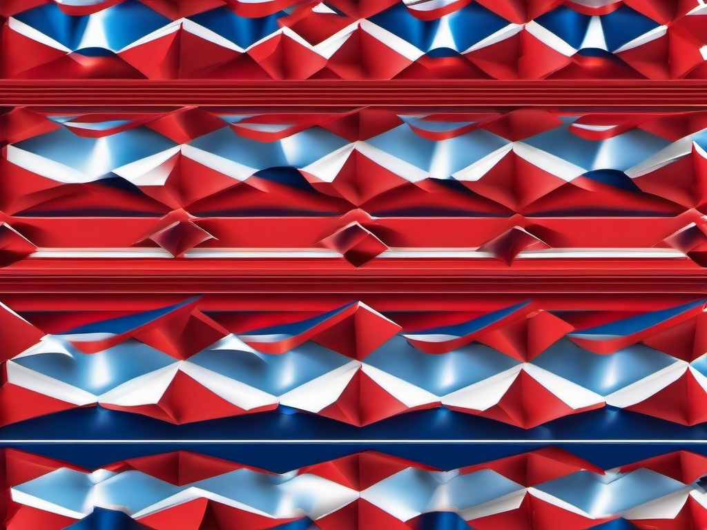 Red & Blue Wallpaper-Bold red and blue split with jagged patterns for high visual impact  background wallpaper