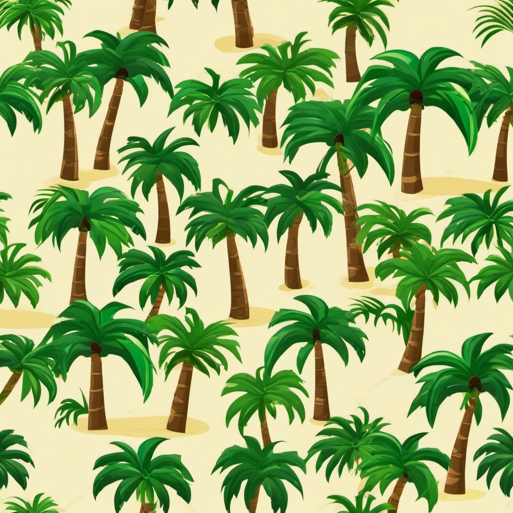 Palm Tree clipart - cartoon palm tree character  clipart