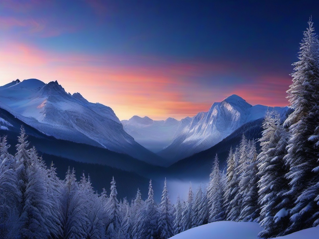 Winter Sky Wallpaper  ,desktop background wallpaper