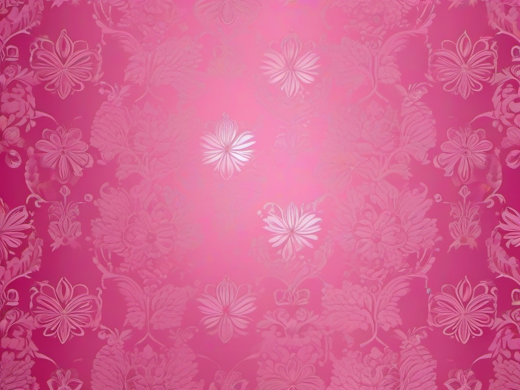 Pink Wall Paper-Pink background featuring elegant floral patterns in lighter shades  background wallpaper