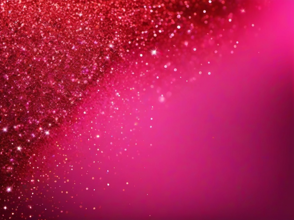 Red And Pink Glitter Background  