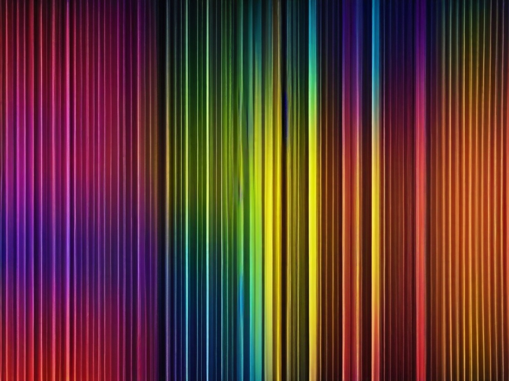 Rainbow Lines Background  