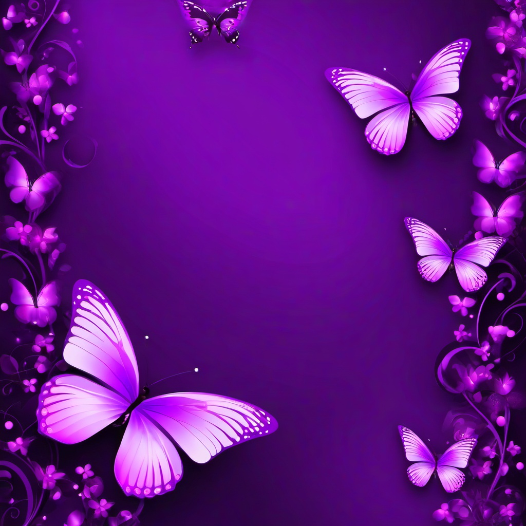 Purple Background Wallpaper - background purple butterfly  