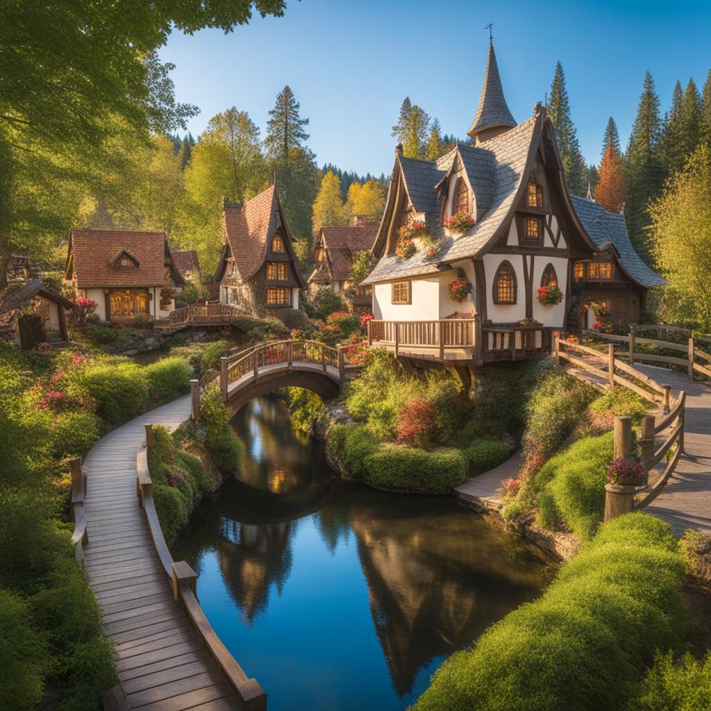 live out your favorite fairy tales in the charming fairy tale village. 