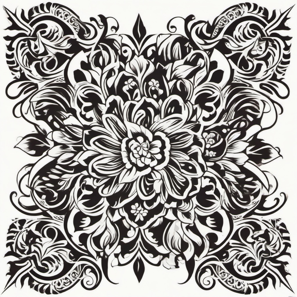 Best Hawaiian Tattoo - Explore top-notch Hawaiian tattoo designs celebrated for their artistic excellence and cultural significance.  simple vector color tattoo,minmal,white background