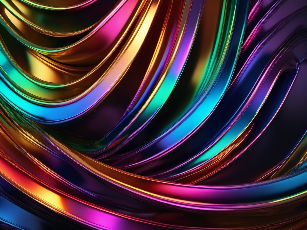 Rainbow Foil Background  