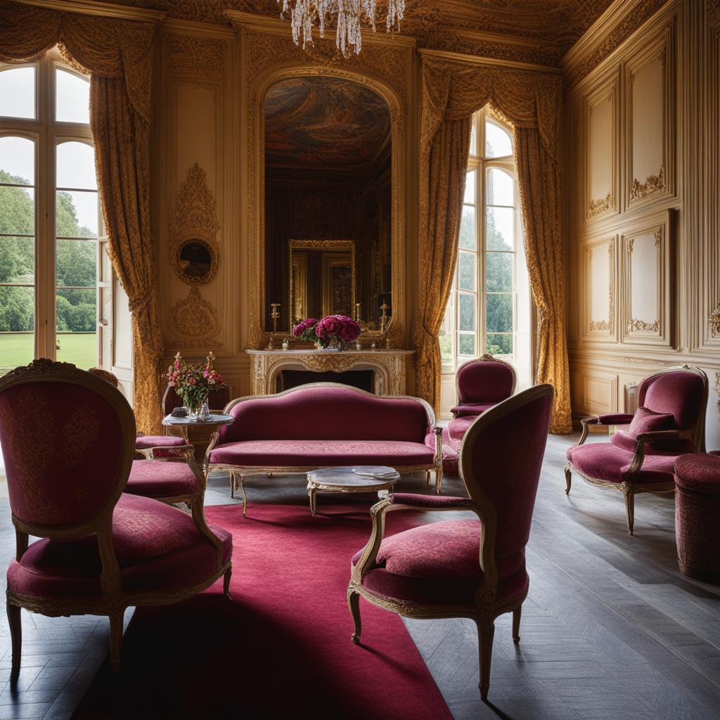 french châteaux, with opulent interiors, grace the loire valley, france. 