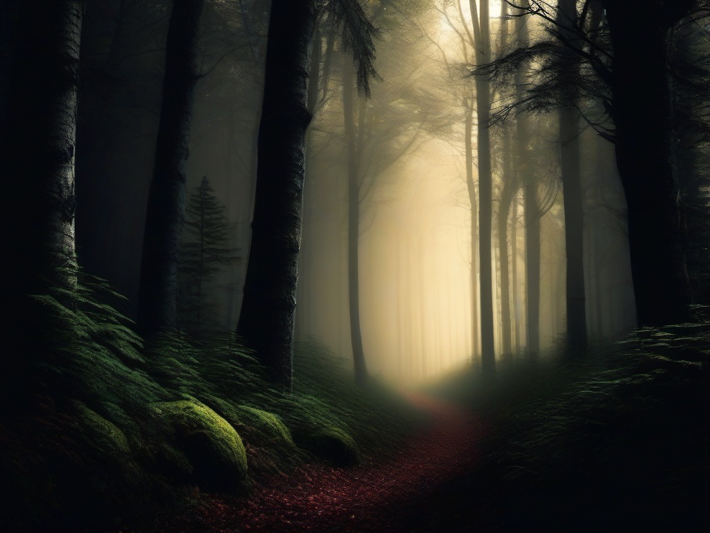 Beautiful Dark Forest Background  ,desktop background wallpaper