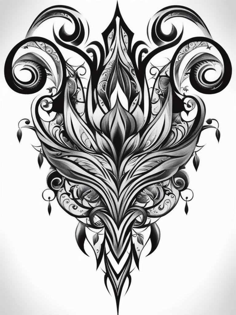 tattoo designs for men arm black and white design 