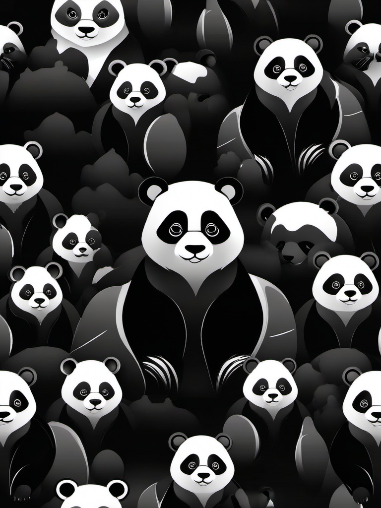 Dark Panda Wallpaper  ,desktop background wallpaper