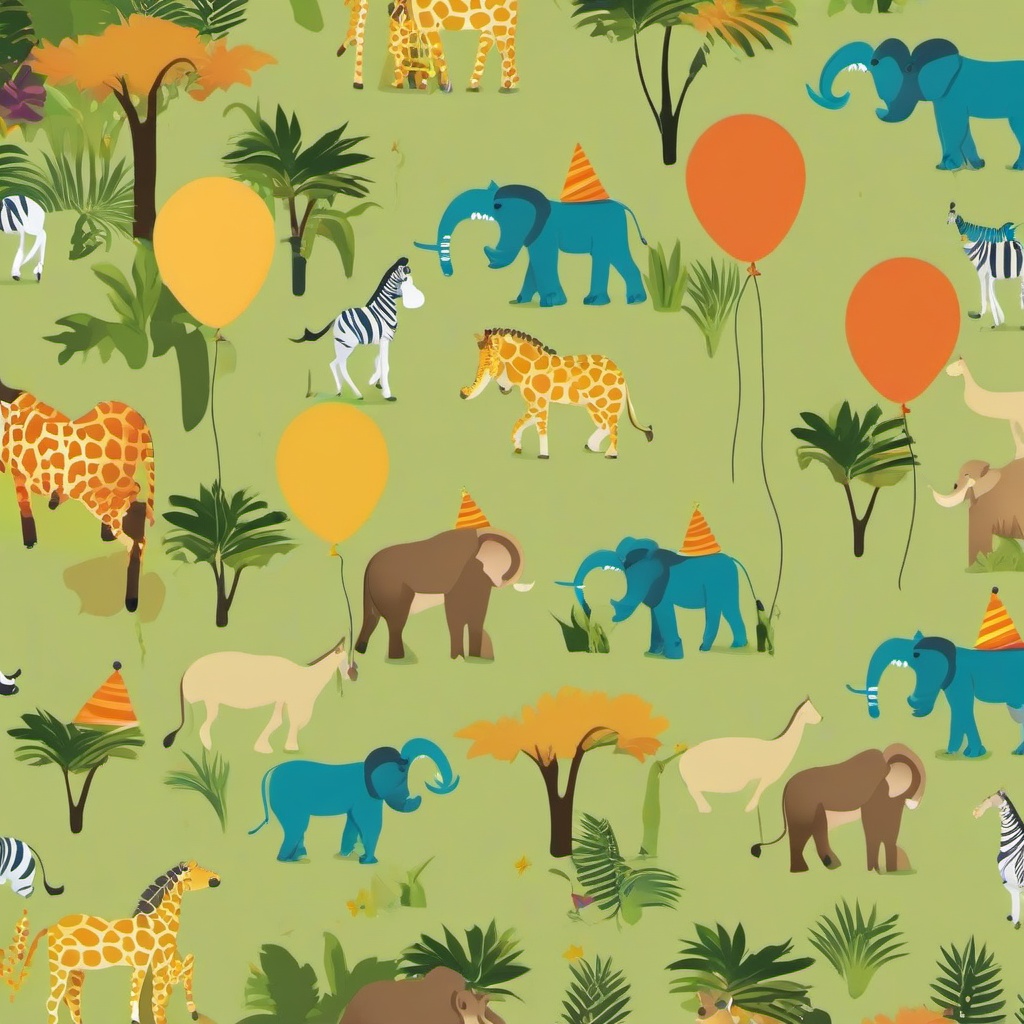 Birthday Background Wallpaper - background safari birthday theme  