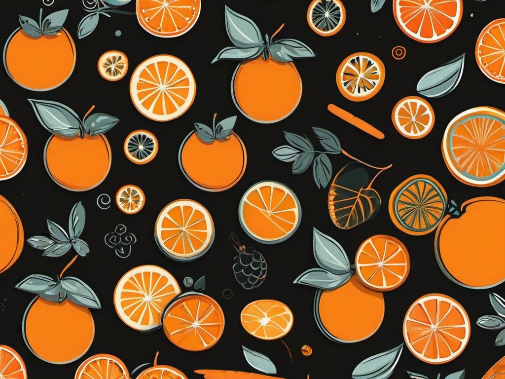 Cute Orange Wallpaper - Bright and adorable orange wallpaper.  background wallpaper