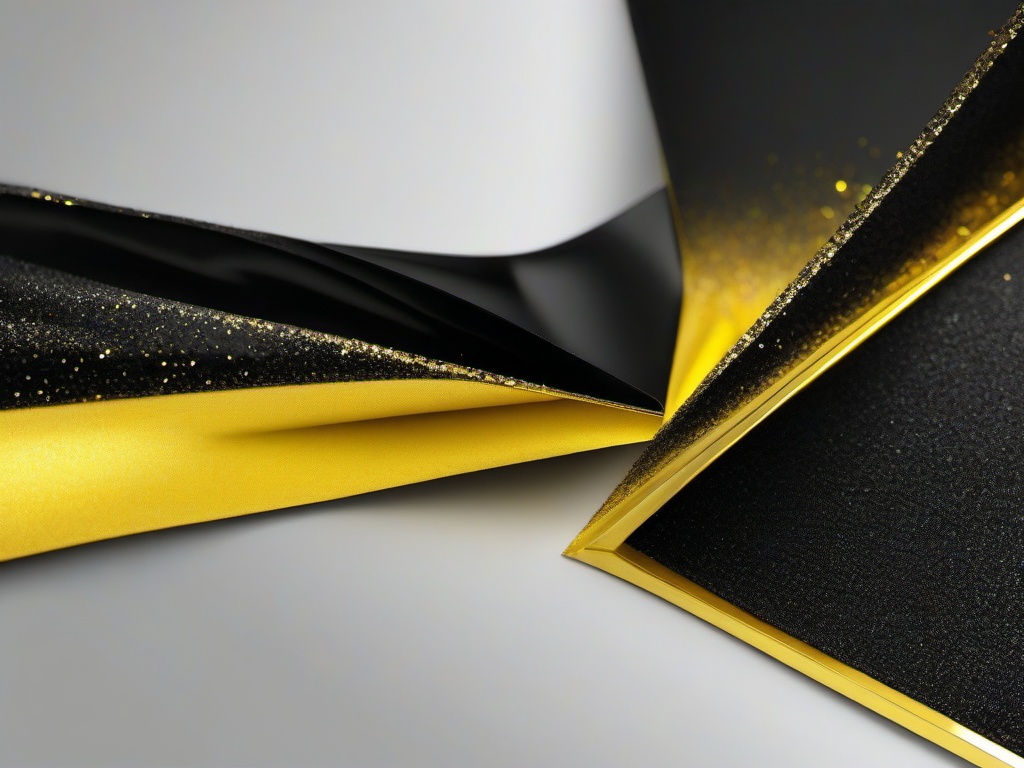 Black And Yellow Glitter Background  