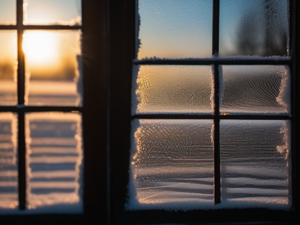 Frosty Windowpane View  background picture, close shot professional product  photography, natural lighting, canon lens, shot on dslr 64 megapixels sharp focus