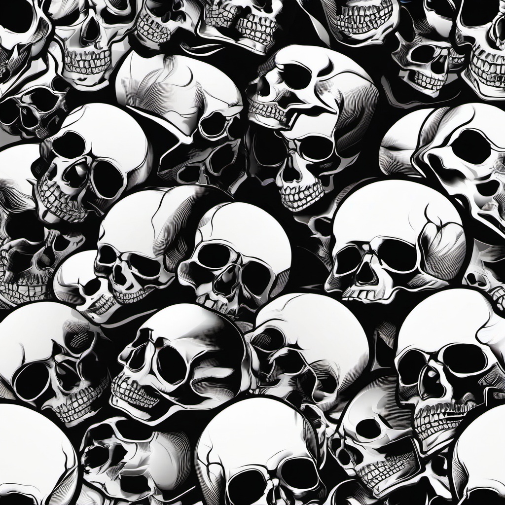 black skulls wallpaper  