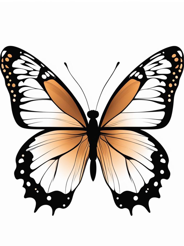 butterfly clipart - a delicate and graceful butterfly. 