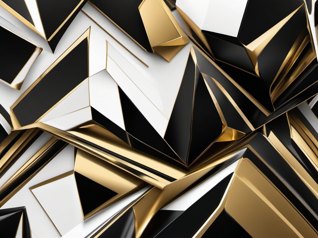 Black White Gold Background - Elegant combination of black, white, and gold.  background wallpaper