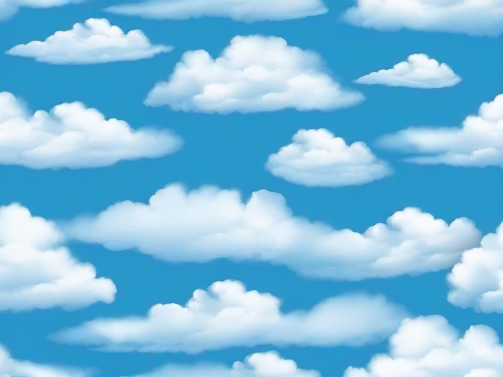 Blue Sky Wallpaper-Light blue with fluffy, drifting clouds like a sunny sky  background wallpaper