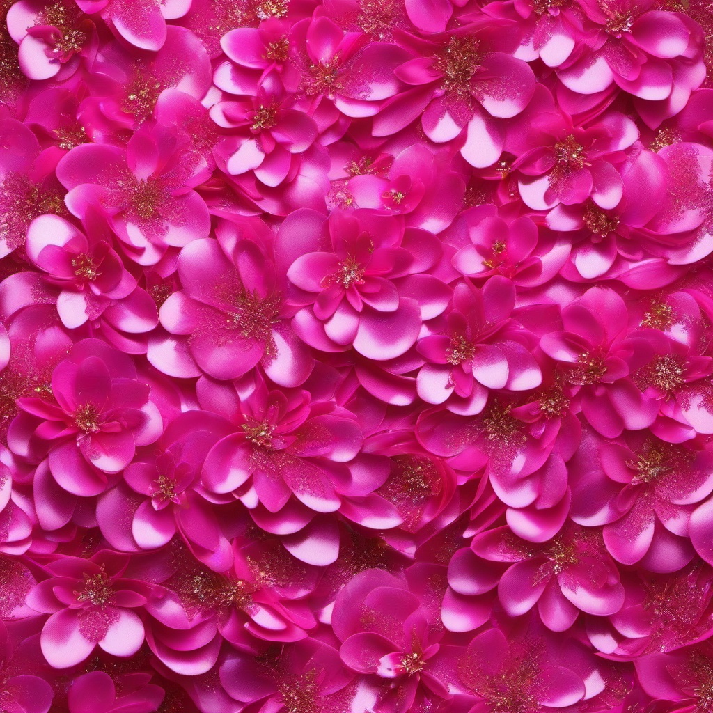 Glitter background - pink glitter flower background  